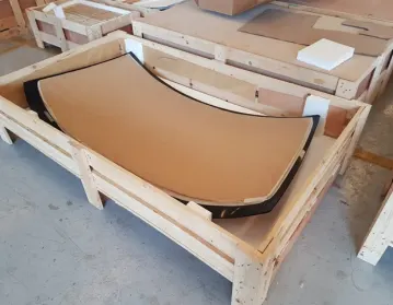 Heavy-duty crate bulletproof glass